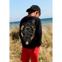 Koszulka Dziecięca LEGO Taj220. Czarne t-shirty dla chłopców LEGO, bez wzorów, bez ramiączek. Za 99.99 zł.