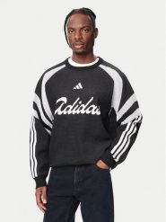 Adidas Bluza House Of Tiro Knitted KF4814 Czarny Loose Fit. Czarne bluzy męskie Adidas, m, bez wzorów, z syntetyku, bez kaptura. Za 528.99 zł.