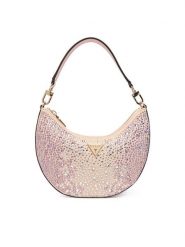 Guess Torebka Tasmin Mini HWEG99 31720 Różowy. Czerwone torebki do ręki damskie Guess, z aplikacjami, z materiału, bez dodatków. Za 589.99 zł.