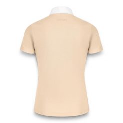 Dziewczęca jeździecka koszulka polo Kentucky Tokyo. Brązowe bluzki dla dziewczynek KENTUCKY HORSEWEAR, na lato, bez wzorów, bez kołnierzyka, bez ramiączek. Za 358.00 zł.