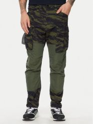 G-Star Raw Spodnie materiałowe 3D Cargo 2.0 D24308-D386-G393 Zielony Tapered Fit. Zielone spodnie materiałowe męskie G-Star Raw, m, bez wzorów, z bawełny, retro. Za 399.99 zł.