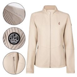 Bluza polarowa damska AULP SIMIX oddychająca. Brązowe bluzy damskie Aulp, bez wzorów, z polaru, bez kaptura. Za 329.99 zł.