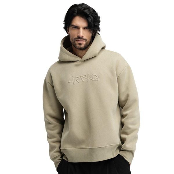 Męska bluza z kapturem Siroko Hoodart Green. Zielone bluzy męskie SIROKO, l, bez wzorów, z bawełny, z kapturem. Za 260.00 zł.