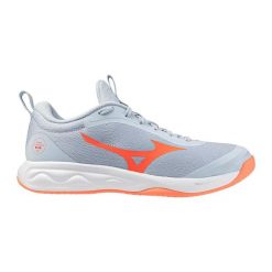 Damskie buty halowe Mizuno Wave Luminous Pro. Niebieskie obuwie sportowe damskie Mizuno, bez wzorów, z gumy, na fitness i siłownię, mizuno wave. Za 574.45 zł.