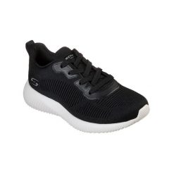 Buty damskie SKECHERS Bobs Squad Tough Talk. Czarne obuwie sportowe damskie Skechers, bez wzorów, trekkingowe, Skechers Sport. Za 229.99 zł.