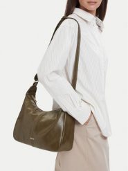 Lasocki Torebka CEO-LSK-L-015-10 Khaki. Brązowe listonoszki damskie Lasocki, bez wzorów, ze skóry, bez dodatków. Za 149.99 zł.