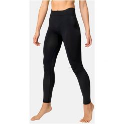 Legginsy damskie Odlo BL BOTTOM long PERFORMANCE LIGHT ECO. Czarne legginsy damskie Odlo, bez wzorów, trekkingowe. Za 235.99 zł.