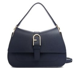Torebka Furla. Niebieskie torebki do ręki damskie Furla, bez wzorów, klasyczne, bez dodatków. Za 1,859.00 zł.