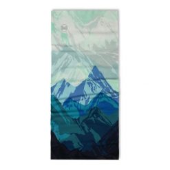 Bandana BUFF ORIGINAL ECOSTRETCH DRYEN. Niebieskie szaliki i chusty damskie Buff, bez wzorów. Za 99.90 zł.