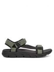 Rieker Sandały 20805-54 Czarny. Czarne sandały męskie Rieker, z materiału, bez zapięcia. Za 379.99 zł.