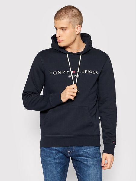 Tommy Hilfiger Bluza Core Logo MW0MW10752 Granatowy Regular Fit. Niebieskie bluzy męskie Tommy Hilfiger, m, bez wzorów, z syntetyku, bez kaptura. Za 319.99 zł.