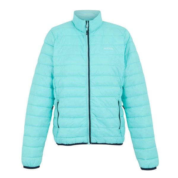 Kurtka Ocieplana Damska Ocieplana Hillpack II. Niebieskie kurtki damskie Regatta, bez wzorów, z puchu, bez kaptura. Za 161.99 zł.