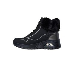 Buty damskie SKECHERS Uno Rugged Fall Shimmer. Czarne obuwie sportowe damskie Skechers, bez wzorów, trekkingowe. Za 299.99 zł.