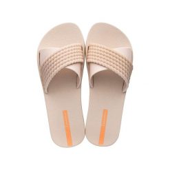 Klapki basenowe damskie Ipanema Street II Fem. Brązowe klapki damskie Ipanema, bez wzorów, z materiału, street, bez obcasa. Za 79.99 zł.