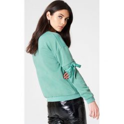 Rut&Circle Sweter z rękawem z elastyczną wstawką Thora - Green. Swetry damskie marki Rut&Circle. W wyprzedaży za 48.58 zł.