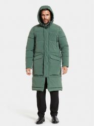 Didriksons Płaszcz zimowy Ejnar 504413 Zielony Regular Fit. Zielone kurtki męskie Didriksons, na zimę, m, bez wzorów, z syntetyku, bez kaptura. Za 1,799.00 zł.