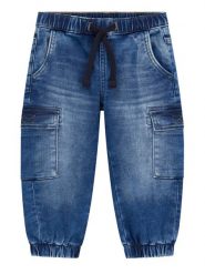 Guess Jeansy N6BA03 D2178 Niebieski Regular Fit. Niebieskie jeansy dla chłopców Guess, z bawełny. Za 199.99 zł.