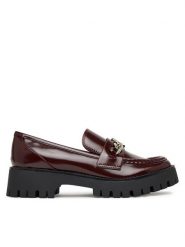 Guess Loafersy FLPALR ELE14 Bordowy. Czerwone mokasyny damskie Guess, ze skóry. Za 679.99 zł.