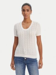 Fracomina Sweter FR26ST7031K547R9 Écru Regular Fit. Swetry damskie Fracomina, xl, bez wzorów, bez kołnierzyka, bez ramiączek, bez kaptura. Za 459.99 zł.