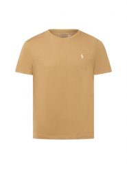 Polo Ralph Lauren Koszulka męska Mężczyźni Bawełna beżowy jednolity, S. Brązowe koszulki polo męskie Polo Ralph Lauren, m, bez wzorów, z bawełny, klasyczne, bez ramiączek. Za 339.95 zł.