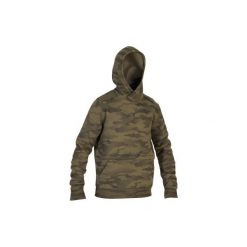 Bluza myśliwska z kapturem SG500 Cam Halftone. Zielone bluzy męskie SOLOGNAC. Za 129.99 zł.