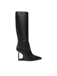 Vic Matié Kozaki 1F2508D_14F020101 Czarny. Czarne kozaki damskie Vic Matié, ze skóry, bez obcasa, na koturnie. Za 2,759.00 zł.