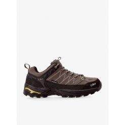 Buty turystyczne męskie CMP Rigel Low WP. Brązowe trekkingi męskie CMP, trekkingowe. W wyprzedaży za 359.99 zł.