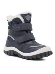 Lasocki Kids Śniegowce STAR CI12-1797-24A(III)CH Granatowy. Niebieskie buty zimowe chłopięce Lasocki Kids, bez wzorów, ze skóry, bez zapięcia. Za 189.99 zł.