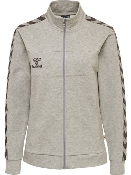 Bluza damska Hummel zip Lmove Classic. Szare bluzy damskie Hummel, xs, bez wzorów, z dżerseju, bez kaptura. Za 253.90 zł.