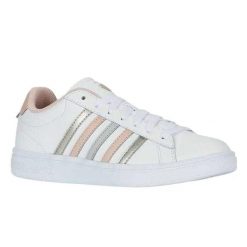 Damskie Buty Sportowe Court Tiebreak II. Białe obuwie sportowe damskie K-SWISS, bez wzorów, z gumy. Za 285.00 zł.