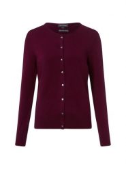 Franco Callegari Kardigan damski z zawartością kaszmiru Kobiety czerwony marmurkowy, L. Czerwone kardigany damskie Franco Callegari, l, bez wzorów, z bawełny. Za 299.95 zł.