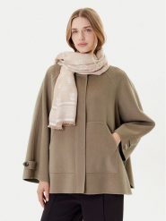 HUGO Chusta Alyin 50517684 Brązowy. Brązowe rękawiczki damskie Hugo, bez wzorów, z materiału. Za 319.99 zł.
