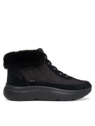 Skechers Trzewiki On-The-Go Encore - Cozy Fit Maisie 144844/BBK Czarny. Czarne botki damskie Skechers, ze skóry, bez obcasa, na płaskiej podeszwie, bez zapięcia. Za 359.99 zł.