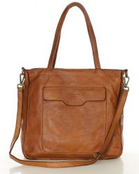 Torba shopper brązowa camel z kieszeniami skóra naturalna – MARCO MAZZINI. Brązowe torebki shopper damskie bez wzorów, ze skóry, vintage, bez dodatków. Za 580.99 zł.