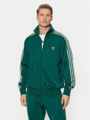 Adidas Bluza adicolor Classics Firebird JP2543 Zielony Loose Fit. Zielone bluzy męskie Adidas, m, bez wzorów, z syntetyku, bez kaptura. Za 339.99 zł.