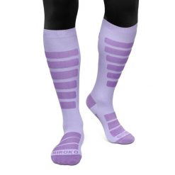 Skarpety do sportów zimowych unisex SIROKO Aoraki. Niebieskie skarpety damskie SIROKO, bez wzorów, z materiału. Za 84.00 zł.