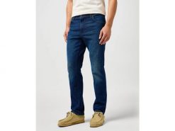 Męskie Spodnie Jeansowe Wrangler Texas Blue Abyss 112364456, W31 L32. Niebieskie spodnie materiałowe męskie Wrangler, l, bez wzorów, z denimu, klasyczne. Za 239.99 zł.