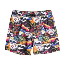 Szorty kąpielowe dziecięce Billabong Sundays. Szorty dla chłopców Billabong, na lato, bez wzorów, z materiału, sportowe. Za 62.99 zł.