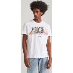 T-shirt z nadrukiem Pokémon - Biały. T-shirty męskie marki Reserved. Za 59.99 zł.
