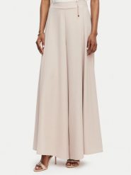 Rinascimento Spodnie palazzo CFC0020285002 Beżowy Wide Leg. Brązowe spodnie materiałowe damskie Rinascimento, s, bez wzorów, z materiału. Za 609.99 zł.