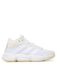 Adidas Buty halowe Court Stabil Indoor Shoes KI8043 Biały. Białe obuwie sportowe damskie Adidas, bez wzorów, z materiału. Za 479.99 zł.