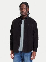 Tommy Jeans Koszula DM0DM23517 Czarny Regular Fit. Czarne koszule męskie Tommy Jeans, l, bez wzorów, z bawełny, bez kołnierzyka, bez ramiączek. Za 349.99 zł.
