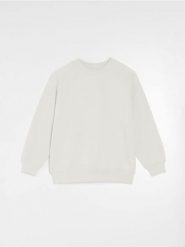 Bluza w stylu basic - kremowy. Białe bluzy damskie Sinsay, l, bez wzorów, bez kaptura. W wyprzedaży za 15.99 zł.