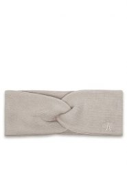 Calvin Klein Opaska materiałowa Fine LV04F8019G Beżowy. Brązowe rękawiczki damskie Calvin Klein, bez wzorów, z materiału. Za 99.99 zł.