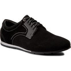 Półbuty GINO LANETTI - M17SS145-2 Czarny. Czarne półbuty na co dzień męskie Gino Lanetti, z materiału. Za 119.99 zł.
