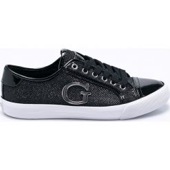 Guess Jeans - Tenisówki. Czarne trampki i tenisówki damskie Guess Jeans, z gumy. W wyprzedaży za 269.90 zł.