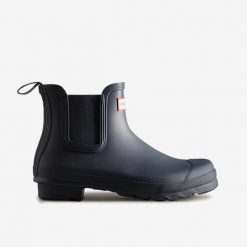 Buty damskie Hunter Boots Original Chelsea. Niebieskie trekkingi damskie Hunter, trekkingowe. Za 532.00 zł.