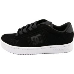 Buty do chodzenia damskie DC Shoes Striker. Czarne obuwie sportowe damskie DC Shoes, bez wzorów, ze skóry, trekkingowe. Za 390.00 zł.