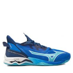 Buty halowe Mizuno. Białe buty sportowe męskie Mizuno, bez zapięcia, mizuno wave. Za 689.99 zł.