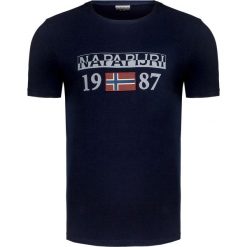 T-shirt NAPAPIJRI SOLIN SS 1 Granatowy. T-shirty męskie marki Napapijri. W wyprzedaży za 108.00 zł.
